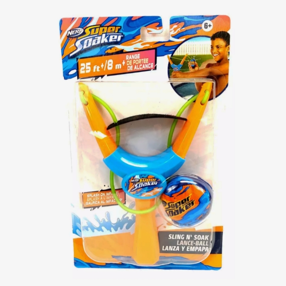 *5/$20* NEW NERF Super Soaker Ball Sling N' Soak Slingshot Water Splash Toy